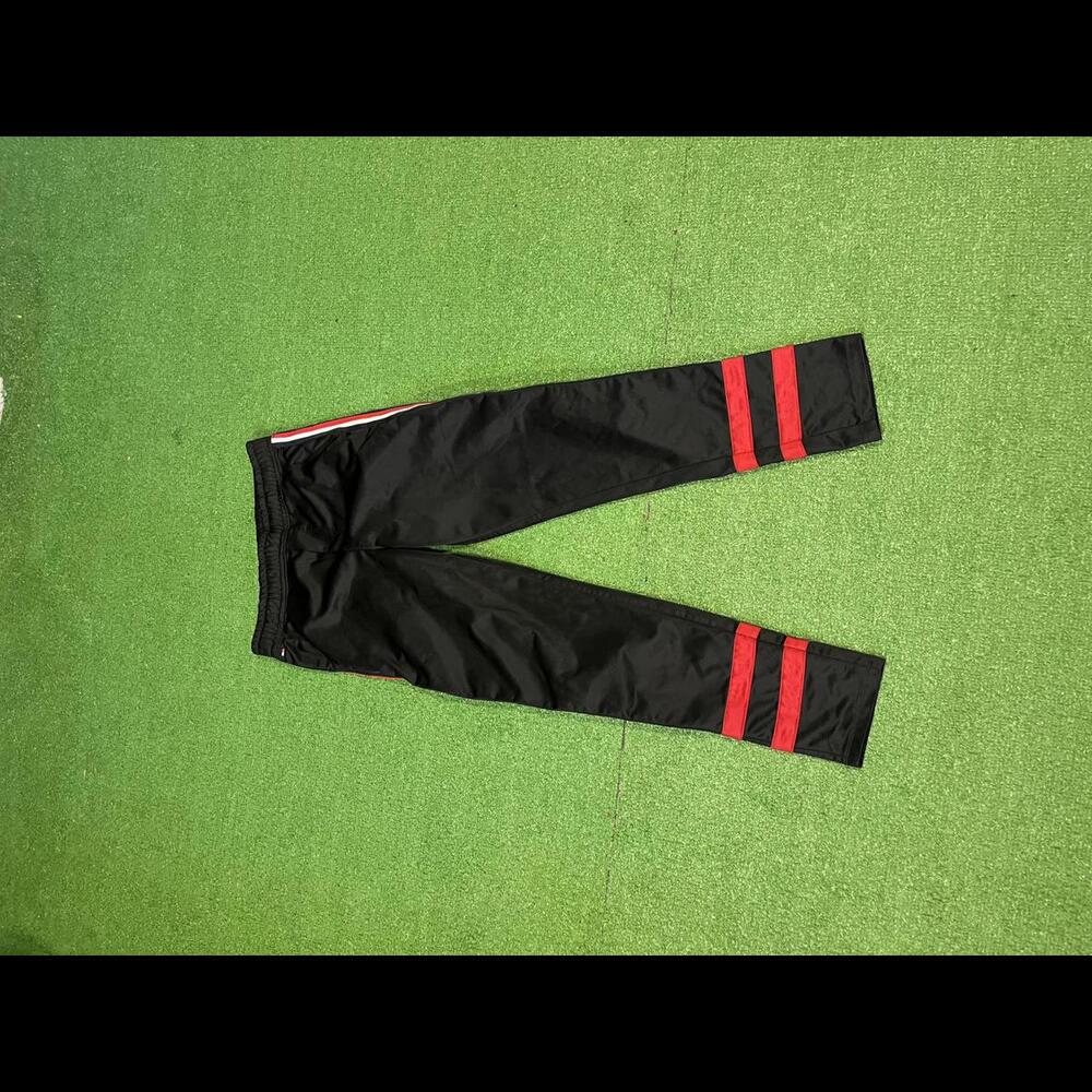 Tommy Hilfiger Black Track Pants with Red Stripes